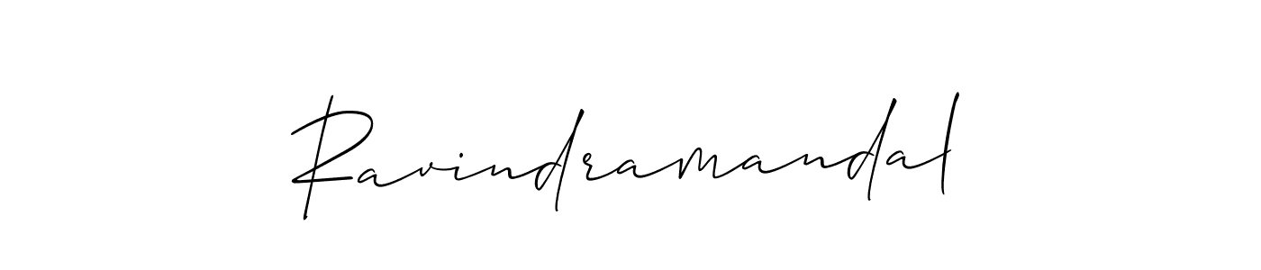 Ravindramandal stylish signature style. Best Handwritten Sign (Allison_Script) for my name. Handwritten Signature Collection Ideas for my name Ravindramandal. Ravindramandal signature style 2 images and pictures png