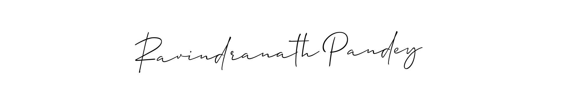 Make a beautiful signature design for name Ravindranath Pandey. With this signature (Allison_Script) style, you can create a handwritten signature for free. Ravindranath Pandey signature style 2 images and pictures png