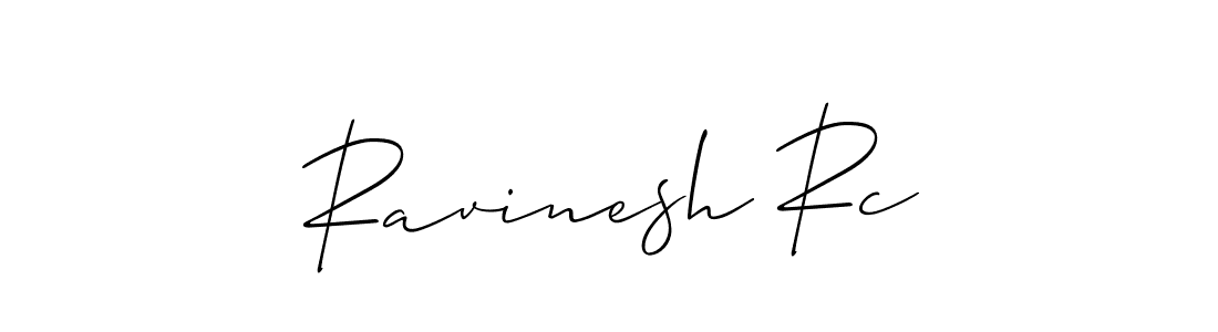 Also You can easily find your signature by using the search form. We will create Ravinesh Rc name handwritten signature images for you free of cost using Allison_Script sign style. Ravinesh Rc signature style 2 images and pictures png