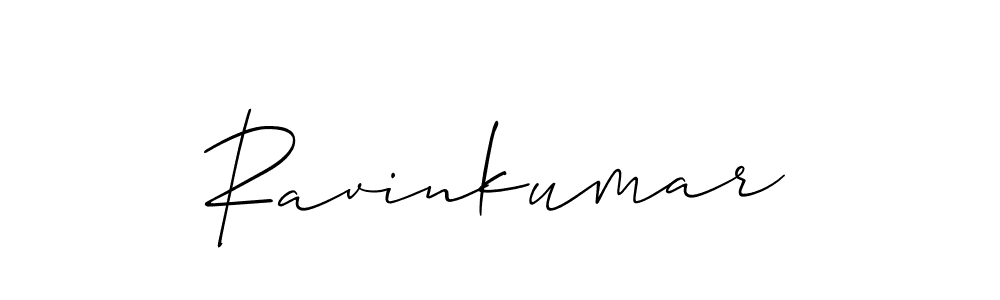 Create a beautiful signature design for name Ravinkumar. With this signature (Allison_Script) fonts, you can make a handwritten signature for free. Ravinkumar signature style 2 images and pictures png