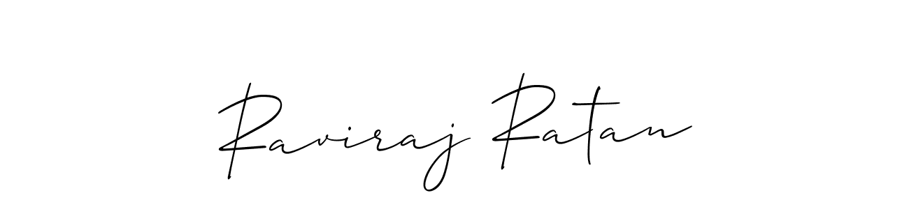 Use a signature maker to create a handwritten signature online. With this signature software, you can design (Allison_Script) your own signature for name Raviraj Ratan. Raviraj Ratan signature style 2 images and pictures png
