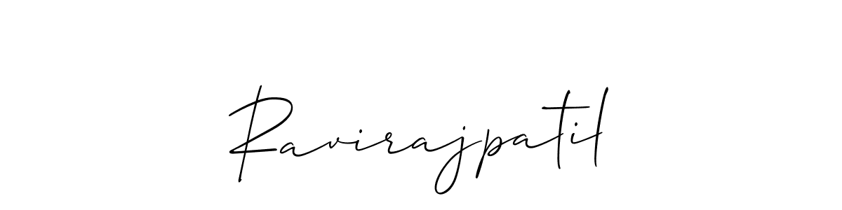 Also we have Ravirajpatil name is the best signature style. Create professional handwritten signature collection using Allison_Script autograph style. Ravirajpatil signature style 2 images and pictures png