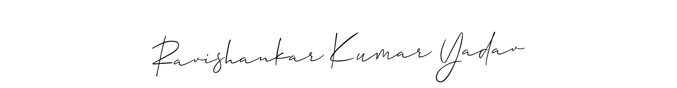 You can use this online signature creator to create a handwritten signature for the name Ravishankar Kumar Yadav. This is the best online autograph maker. Ravishankar Kumar Yadav signature style 2 images and pictures png