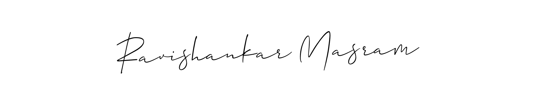 Ravishankar Masram stylish signature style. Best Handwritten Sign (Allison_Script) for my name. Handwritten Signature Collection Ideas for my name Ravishankar Masram. Ravishankar Masram signature style 2 images and pictures png