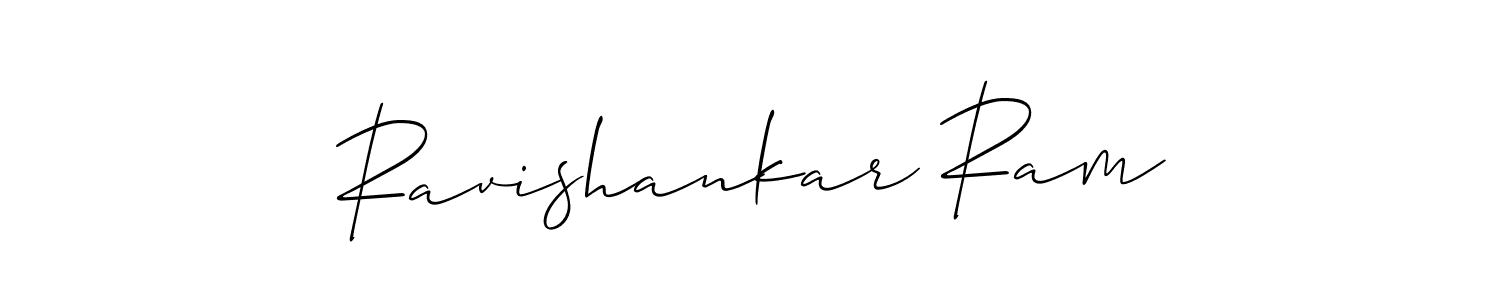 The best way (Allison_Script) to make a short signature is to pick only two or three words in your name. The name Ravishankar Ram include a total of six letters. For converting this name. Ravishankar Ram signature style 2 images and pictures png