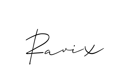 Also we have Ravix name is the best signature style. Create professional handwritten signature collection using Allison_Script autograph style. Ravix signature style 2 images and pictures png