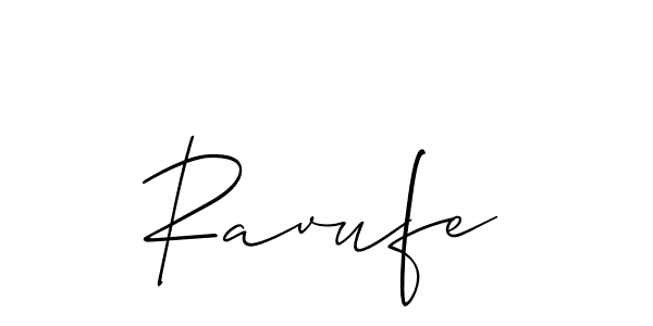 Best and Professional Signature Style for Ravufe. Allison_Script Best Signature Style Collection. Ravufe signature style 2 images and pictures png