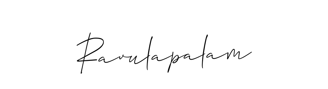 Also You can easily find your signature by using the search form. We will create Ravulapalam name handwritten signature images for you free of cost using Allison_Script sign style. Ravulapalam signature style 2 images and pictures png