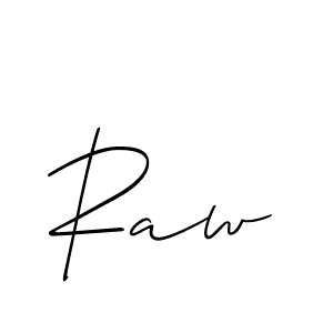 Make a beautiful signature design for name Raw. Use this online signature maker to create a handwritten signature for free. Raw signature style 2 images and pictures png
