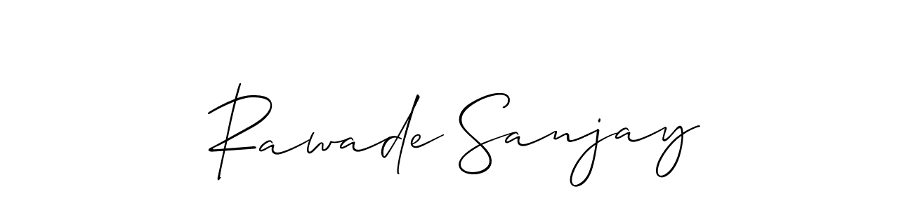 You can use this online signature creator to create a handwritten signature for the name Rawade Sanjay. This is the best online autograph maker. Rawade Sanjay signature style 2 images and pictures png