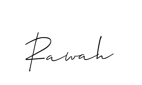 Rawah stylish signature style. Best Handwritten Sign (Allison_Script) for my name. Handwritten Signature Collection Ideas for my name Rawah. Rawah signature style 2 images and pictures png