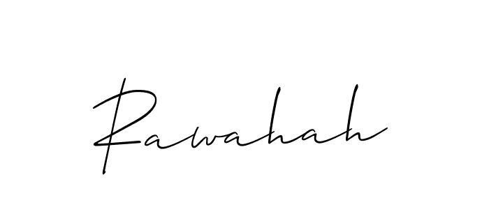 How to Draw Rawahah signature style? Allison_Script is a latest design signature styles for name Rawahah. Rawahah signature style 2 images and pictures png