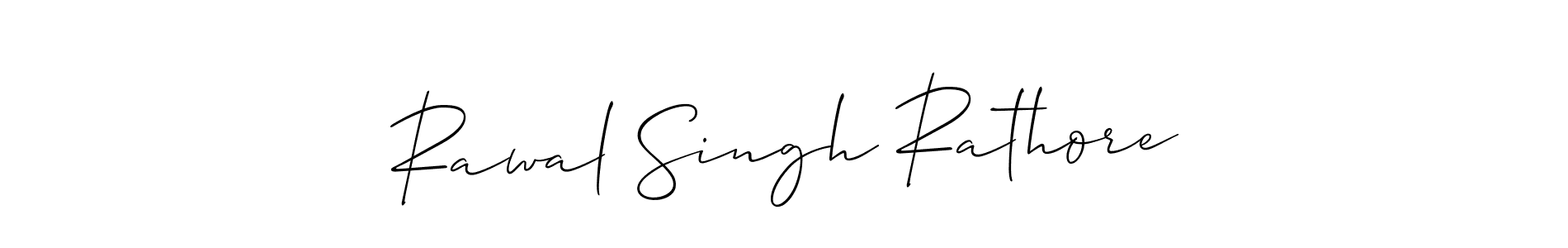 It looks lik you need a new signature style for name Rawal Singh Rathore. Design unique handwritten (Allison_Script) signature with our free signature maker in just a few clicks. Rawal Singh Rathore signature style 2 images and pictures png