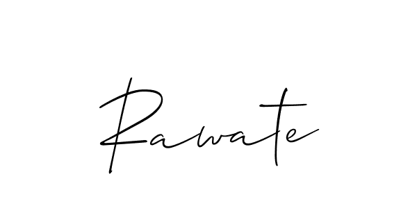 You should practise on your own different ways (Allison_Script) to write your name (Rawate) in signature. don't let someone else do it for you. Rawate signature style 2 images and pictures png