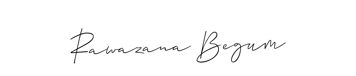 This is the best signature style for the Rawazana Begum name. Also you like these signature font (Allison_Script). Mix name signature. Rawazana Begum signature style 2 images and pictures png