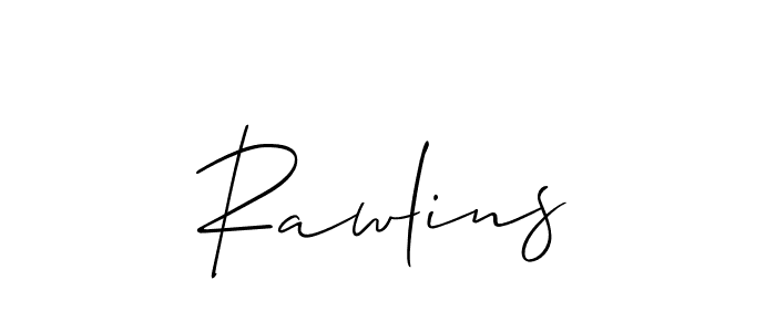 Make a short Rawlins signature style. Manage your documents anywhere anytime using Allison_Script. Create and add eSignatures, submit forms, share and send files easily. Rawlins signature style 2 images and pictures png