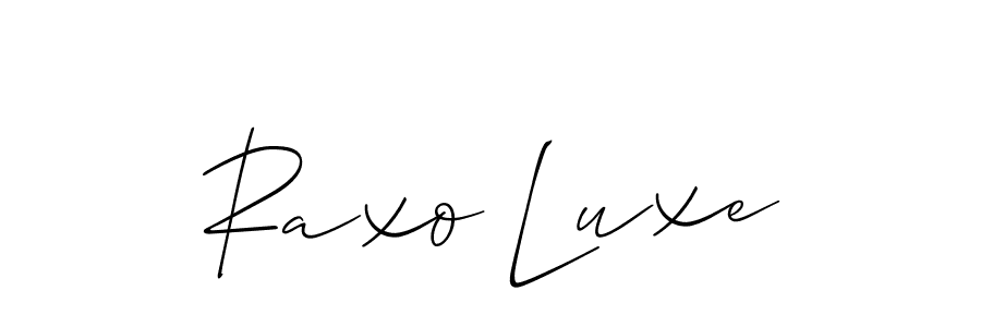 Make a beautiful signature design for name Raxo Luxe. Use this online signature maker to create a handwritten signature for free. Raxo Luxe signature style 2 images and pictures png