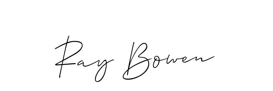 Make a short Ray Bowen signature style. Manage your documents anywhere anytime using Allison_Script. Create and add eSignatures, submit forms, share and send files easily. Ray Bowen signature style 2 images and pictures png