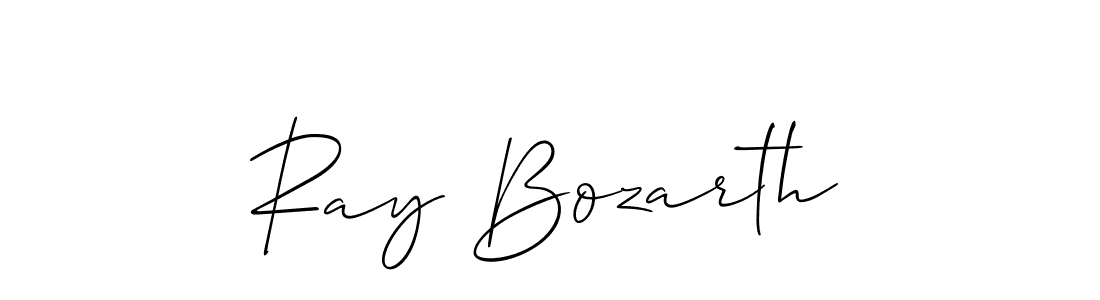 How to make Ray Bozarth signature? Allison_Script is a professional autograph style. Create handwritten signature for Ray Bozarth name. Ray Bozarth signature style 2 images and pictures png