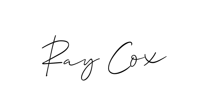 Design your own signature with our free online signature maker. With this signature software, you can create a handwritten (Allison_Script) signature for name Ray Cox. Ray Cox signature style 2 images and pictures png