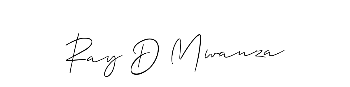 Use a signature maker to create a handwritten signature online. With this signature software, you can design (Allison_Script) your own signature for name Ray D Mwanza. Ray D Mwanza signature style 2 images and pictures png