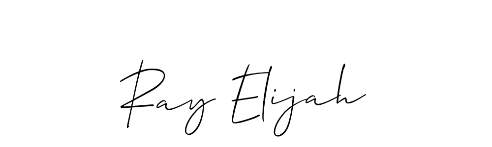 The best way (Allison_Script) to make a short signature is to pick only two or three words in your name. The name Ray Elijah include a total of six letters. For converting this name. Ray Elijah signature style 2 images and pictures png