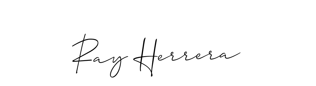 Design your own signature with our free online signature maker. With this signature software, you can create a handwritten (Allison_Script) signature for name Ray Herrera. Ray Herrera signature style 2 images and pictures png