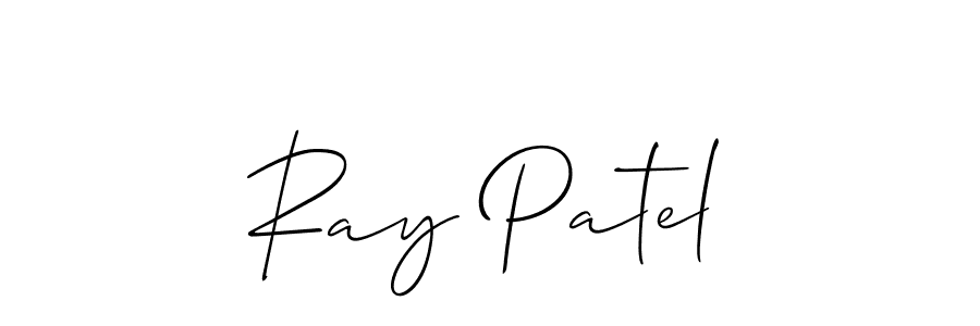 Similarly Allison_Script is the best handwritten signature design. Signature creator online .You can use it as an online autograph creator for name Ray Patel. Ray Patel signature style 2 images and pictures png