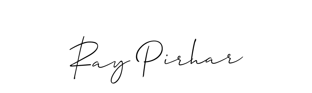 Also we have Ray Pirhar name is the best signature style. Create professional handwritten signature collection using Allison_Script autograph style. Ray Pirhar signature style 2 images and pictures png