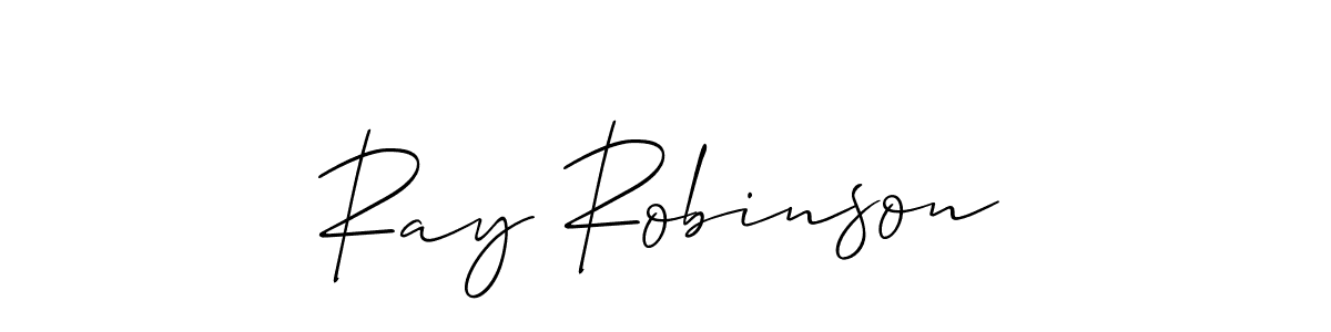 Design your own signature with our free online signature maker. With this signature software, you can create a handwritten (Allison_Script) signature for name Ray Robinson. Ray Robinson signature style 2 images and pictures png