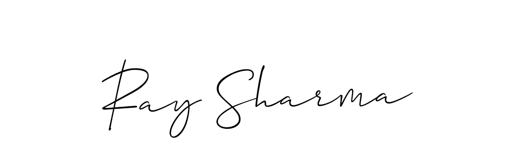 This is the best signature style for the Ray Sharma name. Also you like these signature font (Allison_Script). Mix name signature. Ray Sharma signature style 2 images and pictures png