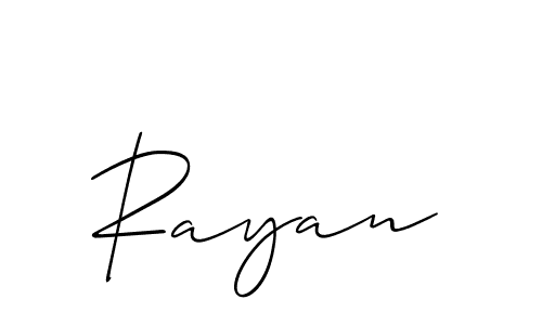 Also You can easily find your signature by using the search form. We will create Rayan name handwritten signature images for you free of cost using Allison_Script sign style. Rayan signature style 2 images and pictures png