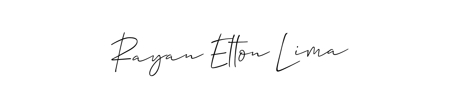 You can use this online signature creator to create a handwritten signature for the name Rayan Elton Lima. This is the best online autograph maker. Rayan Elton Lima signature style 2 images and pictures png