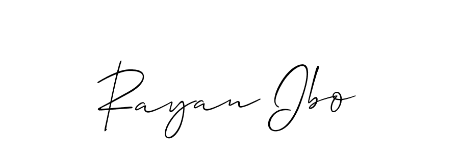 Once you've used our free online signature maker to create your best signature Allison_Script style, it's time to enjoy all of the benefits that Rayan Ibo name signing documents. Rayan Ibo signature style 2 images and pictures png