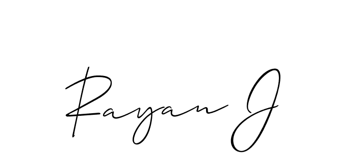 You can use this online signature creator to create a handwritten signature for the name Rayan J. This is the best online autograph maker. Rayan J signature style 2 images and pictures png