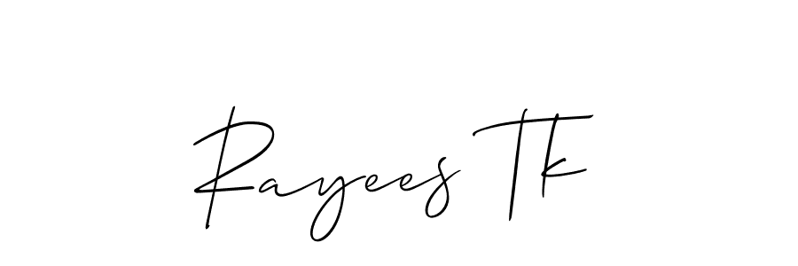 This is the best signature style for the Rayees Tk name. Also you like these signature font (Allison_Script). Mix name signature. Rayees Tk signature style 2 images and pictures png