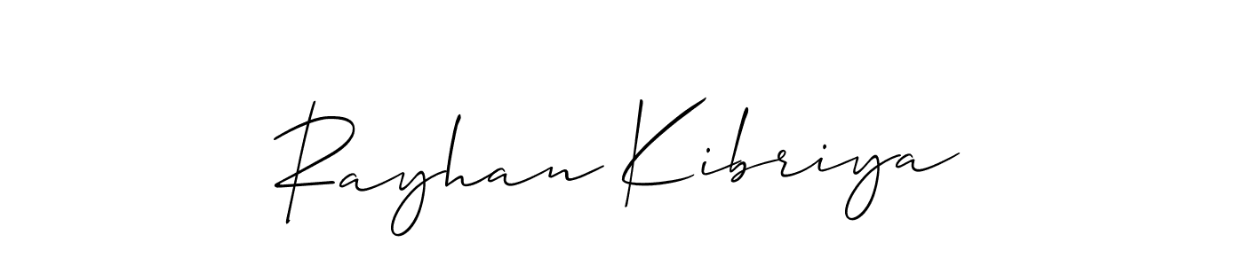 Once you've used our free online signature maker to create your best signature Allison_Script style, it's time to enjoy all of the benefits that Rayhan Kibriya name signing documents. Rayhan Kibriya signature style 2 images and pictures png