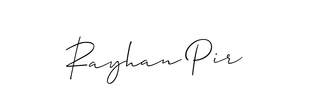 Check out images of Autograph of Rayhan Pir name. Actor Rayhan Pir Signature Style. Allison_Script is a professional sign style online. Rayhan Pir signature style 2 images and pictures png