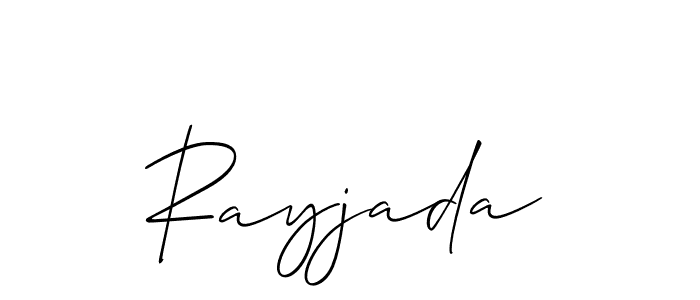 You can use this online signature creator to create a handwritten signature for the name Rayjada. This is the best online autograph maker. Rayjada signature style 2 images and pictures png