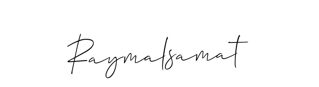 Make a short Raymalsamat signature style. Manage your documents anywhere anytime using Allison_Script. Create and add eSignatures, submit forms, share and send files easily. Raymalsamat signature style 2 images and pictures png