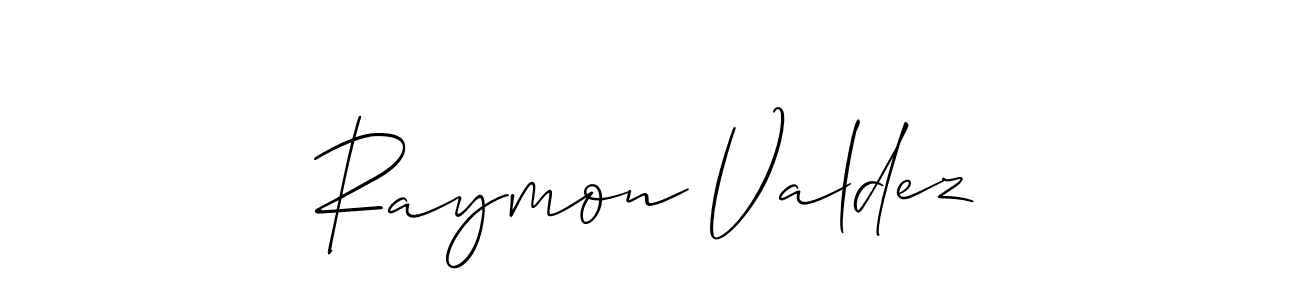 Once you've used our free online signature maker to create your best signature Allison_Script style, it's time to enjoy all of the benefits that Raymon Valdez name signing documents. Raymon Valdez signature style 2 images and pictures png