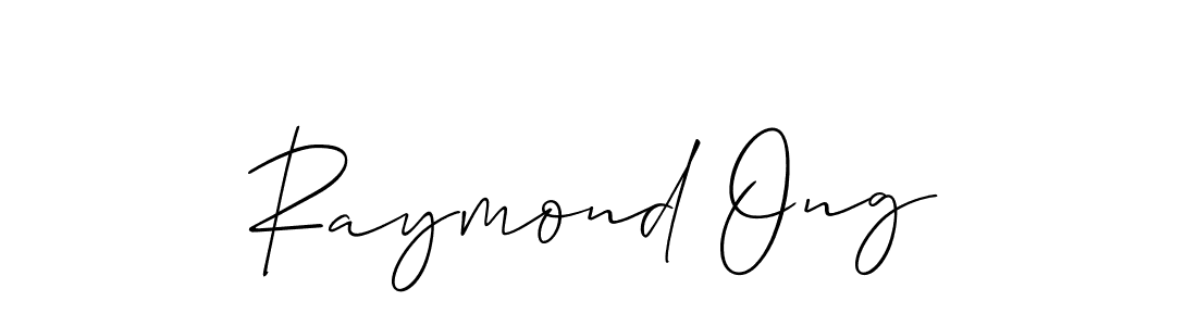 It looks lik you need a new signature style for name Raymond Ong. Design unique handwritten (Allison_Script) signature with our free signature maker in just a few clicks. Raymond Ong signature style 2 images and pictures png