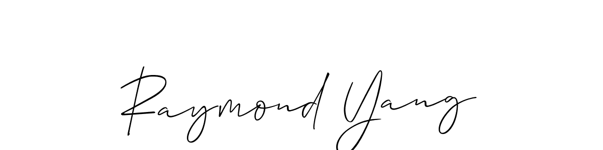 Make a short Raymond Yang signature style. Manage your documents anywhere anytime using Allison_Script. Create and add eSignatures, submit forms, share and send files easily. Raymond Yang signature style 2 images and pictures png