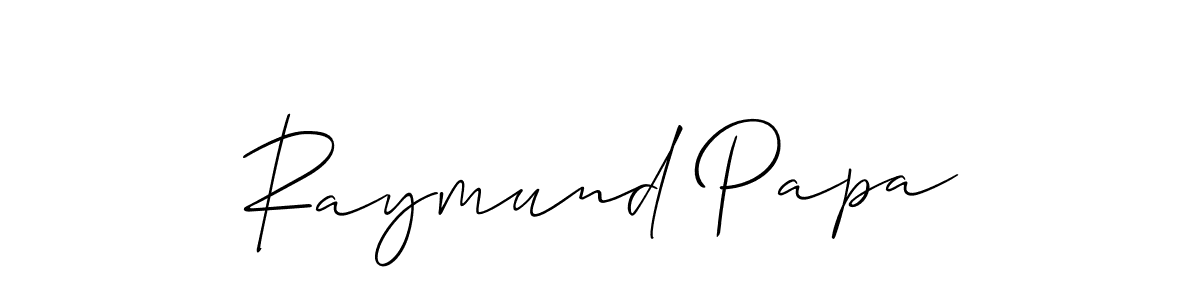 How to Draw Raymund Papa signature style? Allison_Script is a latest design signature styles for name Raymund Papa. Raymund Papa signature style 2 images and pictures png