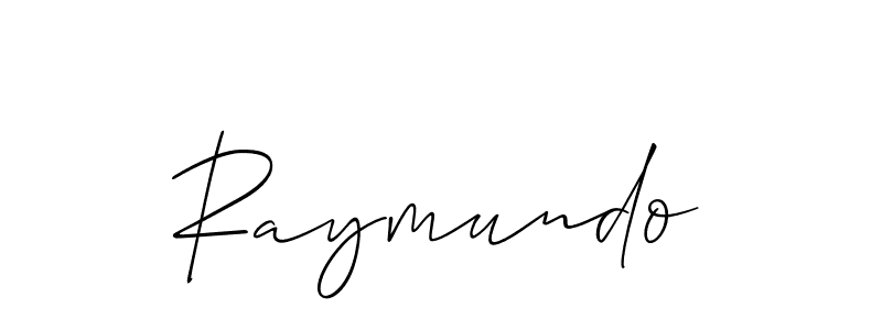 Design your own signature with our free online signature maker. With this signature software, you can create a handwritten (Allison_Script) signature for name Raymundo. Raymundo signature style 2 images and pictures png