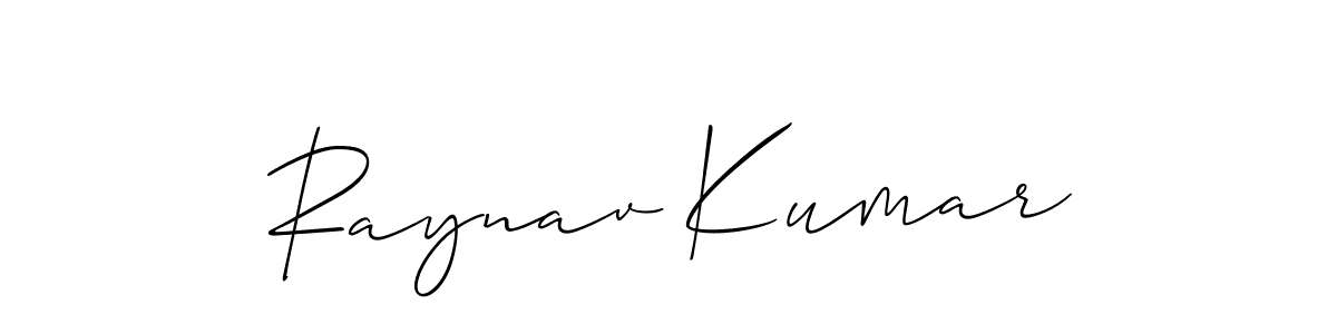 The best way (Allison_Script) to make a short signature is to pick only two or three words in your name. The name Raynav Kumar include a total of six letters. For converting this name. Raynav Kumar signature style 2 images and pictures png