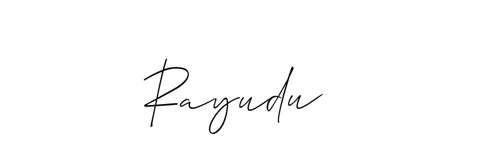 Make a beautiful signature design for name Rayudu ✨. Use this online signature maker to create a handwritten signature for free. Rayudu ✨ signature style 2 images and pictures png