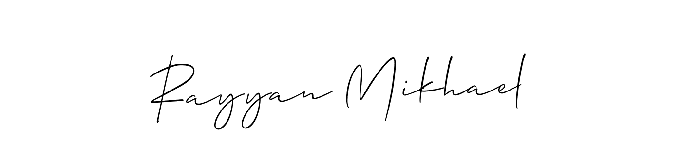 Make a beautiful signature design for name Rayyan Mikhael. Use this online signature maker to create a handwritten signature for free. Rayyan Mikhael signature style 2 images and pictures png