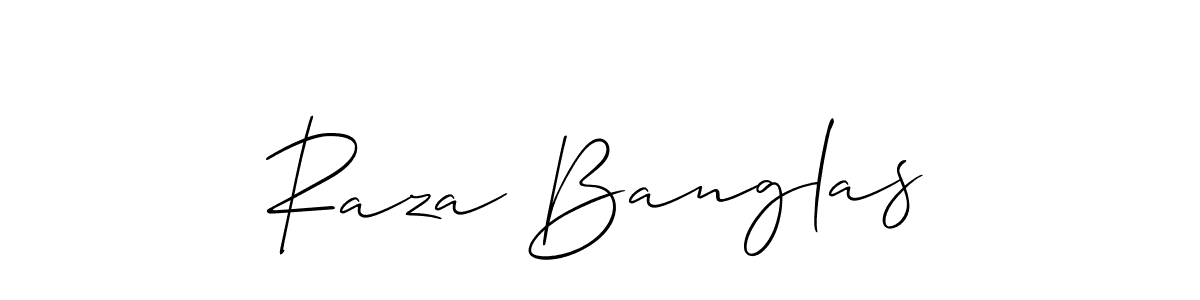 How to Draw Raza Banglas signature style? Allison_Script is a latest design signature styles for name Raza Banglas. Raza Banglas signature style 2 images and pictures png