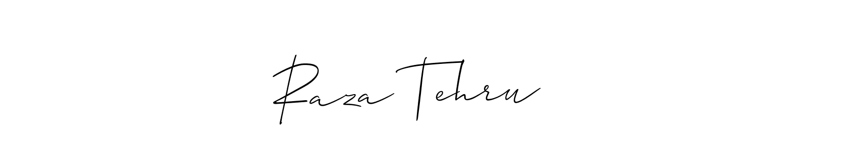 You can use this online signature creator to create a handwritten signature for the name Raza Tehru ♥️. This is the best online autograph maker. Raza Tehru ♥️ signature style 2 images and pictures png